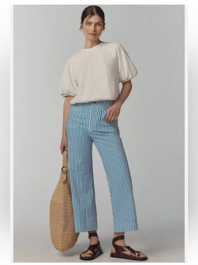 THE COLETTE
CROPPED WIDE-LEG
PANTS BY MAEVE:
PRINTED LINEN
EDITION 29